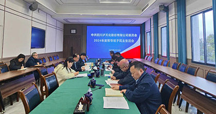 瀘天化股份公司黨委召開2024年度領(lǐng)導班子民主生活會